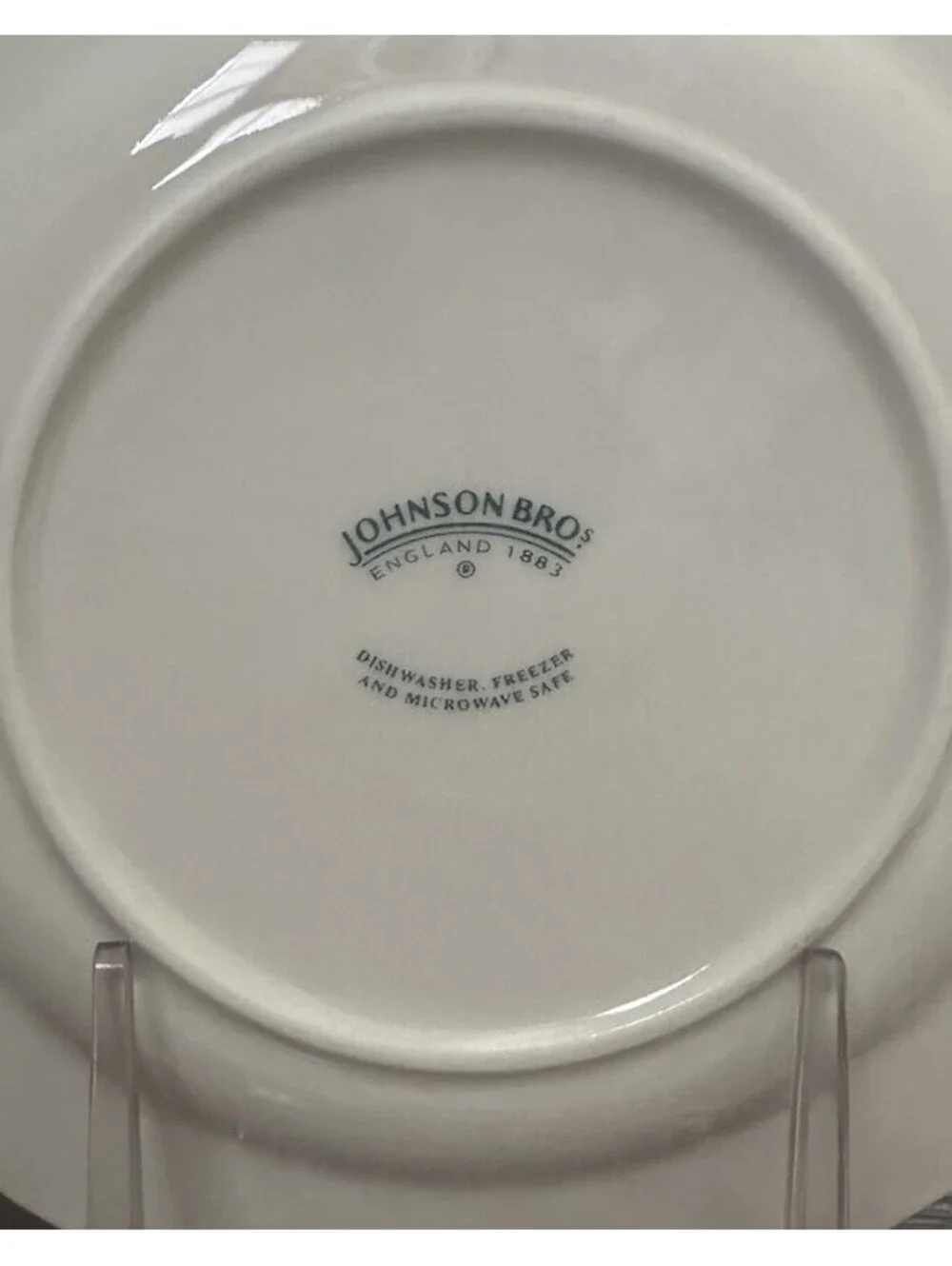 Johnson Brothers Blue Indies Dessert Or Pie Plate W 6.75” Earthenware